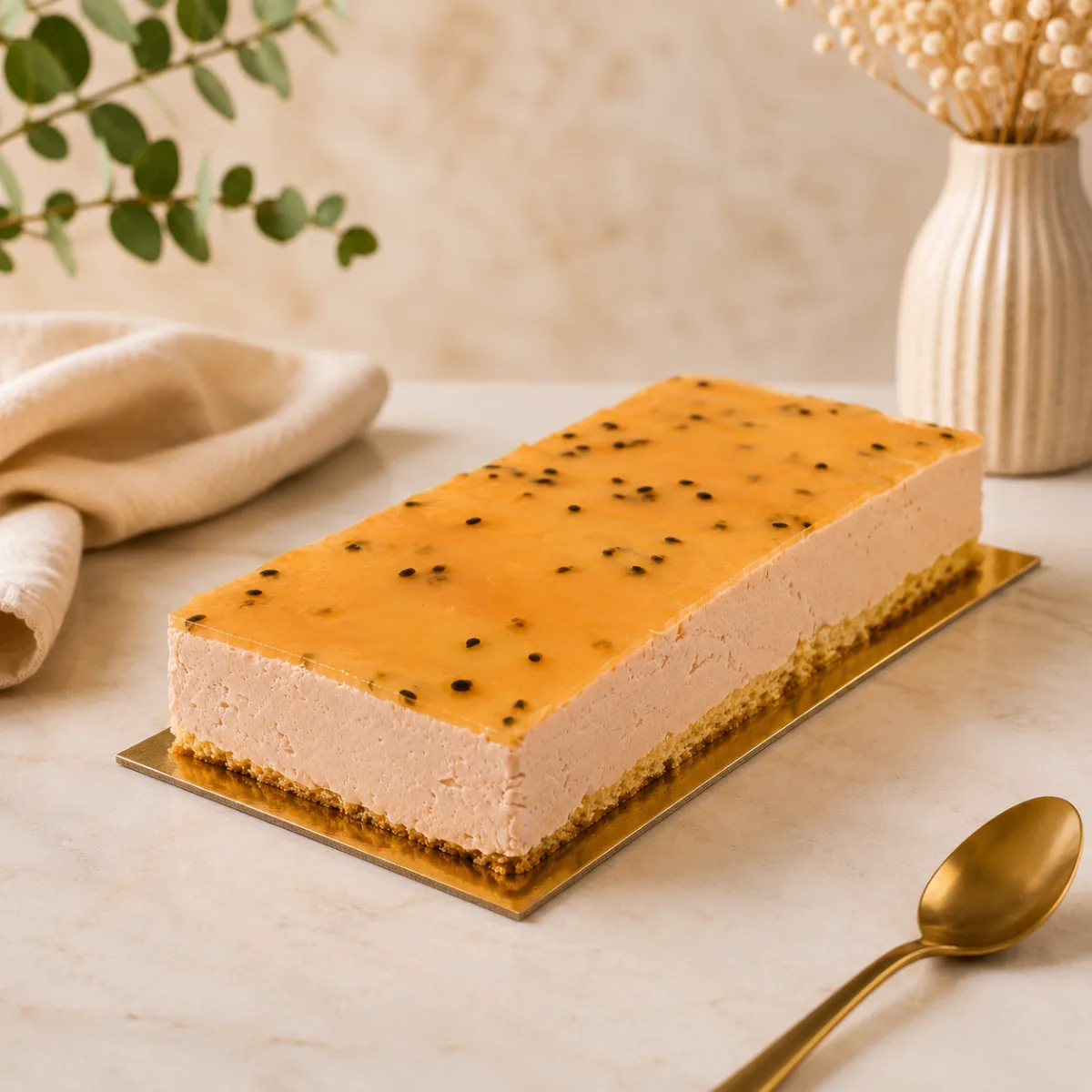 Tarte Semifria de Maracujá - 1200grs - Fábrica